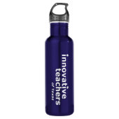 Text-Logo-Flasche Edelstahlflasche (Vorderseite)