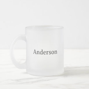 Text Löschen Eigene Gestaltung ersetzen 10 oz Mattglastasse