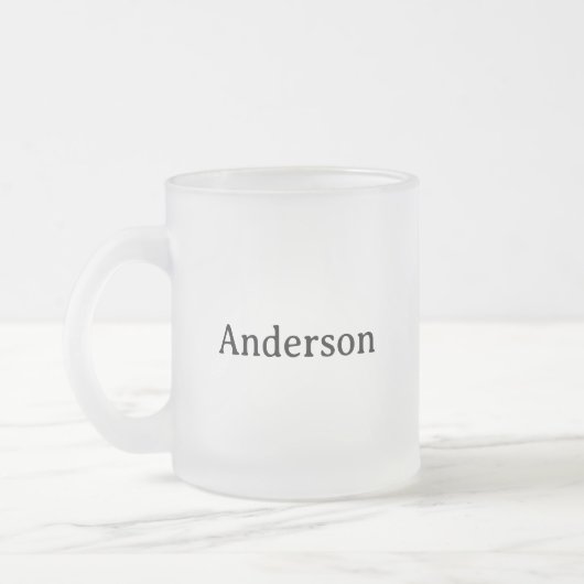 Text Löschen Eigene Gestaltung ersetzen 10 oz Mattglastasse (Links)