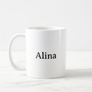 Text löschen, eigenes Design hinzufügen 11 oz Clas Kaffeetasse