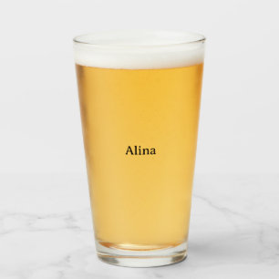 Text löschen, eigenes Design hinzufügen 16oz Glas