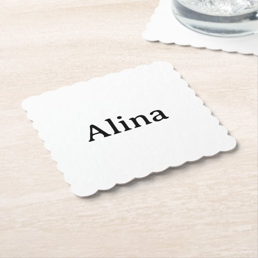 Text löschen, eigenes Design hinzufügen 4" x 4" ge Untersetzer (angewinkelt)