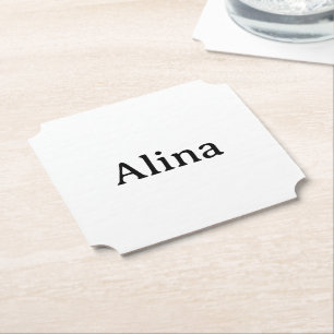Text löschen, eigenes Design hinzufügen 4" x 4" Ti Untersetzer