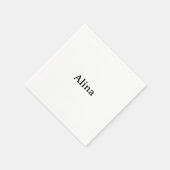 Text löschen, eigenes Design hinzufügen Standard-C Serviette (Ecke)
