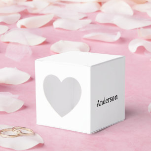 Text löschen und eigenes Design einsetzen Herz 2"x Geschenkschachtel