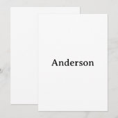 Text löschen und eigenes Design einsetzen, quadrat Einladung (Vorne/Hinten)