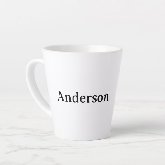 Text löschen und eigenes Design ersetzen 12 oz Kle Milchtasse (Linke Ecke)