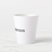 Text löschen und eigenes Design ersetzen 12 oz Kle Milchtasse (Vorderseite)