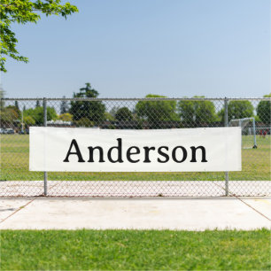Text löschen und eigenes Design ersetzen 2,5' x 12 Banner