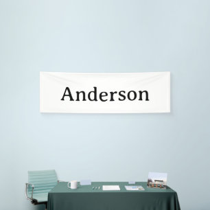 Text löschen und eigenes Design ersetzen 2,5' x 8' Banner