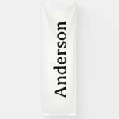 Text löschen und eigenes Design ersetzen 2,5' x 8' Banner (Vertikal)
