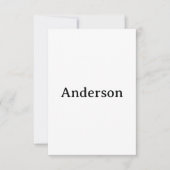 Text löschen und eigenes Design ersetzen 3,5" x 5" Dankeskarte (Vorderseite)