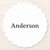 Text löschen und eigenes Design ersetzen 4" x 4" g Untersetzer (Vorderseite)