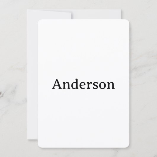 Text löschen und eigenes Design ersetzen 5" x 7" a Dankeskarte (Vorderseite)