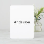 Text löschen und eigenes Design ersetzen 5" x 7" a Dankeskarte (Stehend Vorderseite)