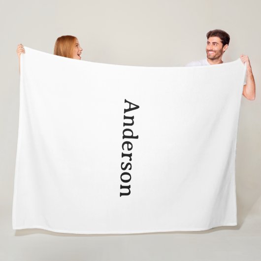 Text löschen und eigenes Design ersetzen 60"x80" Fleecedecke (Beispiel)