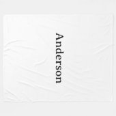 Text löschen und eigenes Design ersetzen 60"x80" Fleecedecke (Vorderseite (Horizontal))