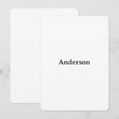 Text löschen und eigenes Design ersetzen Abgerunde Einladung (Vorne/Hinten)