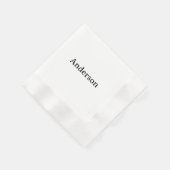 Text löschen und eigenes Design ersetzen Eigenes C Serviette (Ecke)
