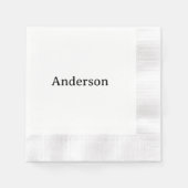 Text löschen und eigenes Design ersetzen Eigenes C Serviette (Vorderseite)