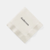 Text löschen und eigenes Design ersetzen Eigenes C Serviette (Ecke)
