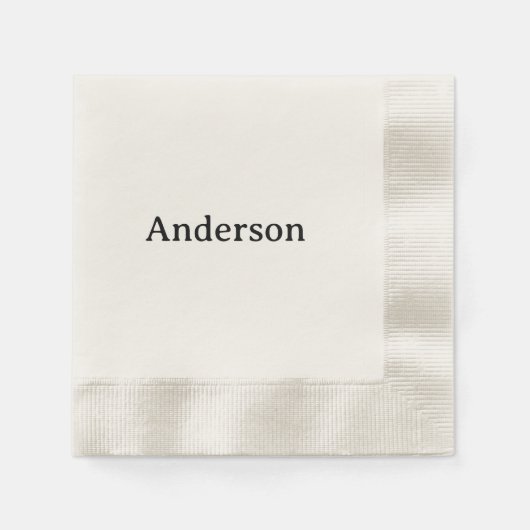 Text löschen und eigenes Design ersetzen Eigenes C Serviette (Vorderseite)