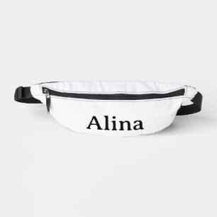 Text löschen und eigenes Design hinzufügen 14,5" x Bauchtasche