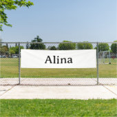 Text löschen und eigenes Design hinzufügen 2,5' x  Banner (Insitu)