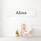 Text löschen und eigenes Design hinzufügen 2,5' x  Banner (InSitu)