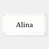 Text löschen und eigenes Design hinzufügen 2' x 1' Banner (Horizontal)