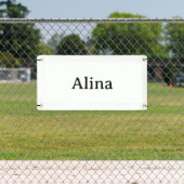 Text löschen und eigenes Design hinzufügen 2' x 1' Banner (Insitu)