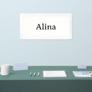 Text löschen und eigenes Design hinzufügen 2' x 1' Banner