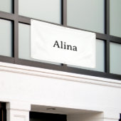 Text löschen und eigenes Design hinzufügen 3' x 5' Banner (Äußeres Gebäude)
