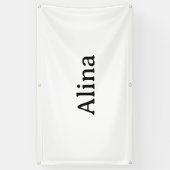 Text löschen und eigenes Design hinzufügen 3' x 5' Banner (Vertikal)