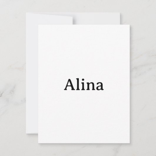 Text löschen und eigenes Design hinzufügen 4,25"x5 Dankeskarte (Vorderseite)