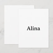 Text löschen und eigenes Design hinzufügen 4,25"x5 Dankeskarte (Vorne/Hinten)
