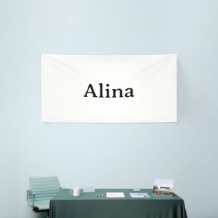 Text löschen und eigenes Design hinzufügen 4' x 8' Banner