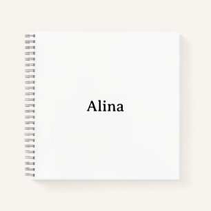 Text löschen und eigenes Design hinzufügen 8,5"x8, Notizblock