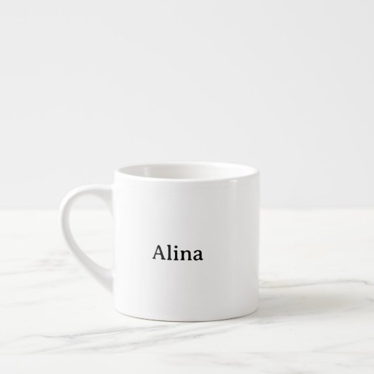 Text löschen und eigenes Design hinzufügen Espressotasse (Links)