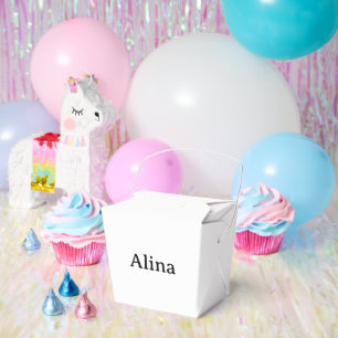 Text löschen und eigenes Design hinzufügen Groß 3" Geschenkschachtel