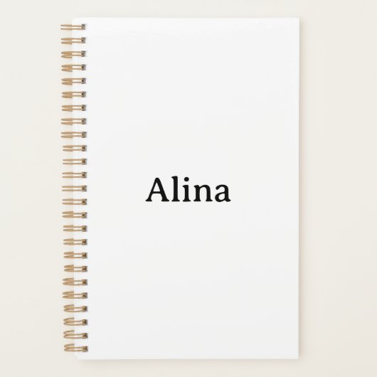 Text löschen und eigenes Design hinzufügen Klein 1 Planer (Vorderseite)