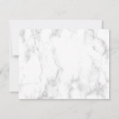 Text-Marble für handgeschriebenes Skript, Monogram Mitteilungskarte (Rückseite)