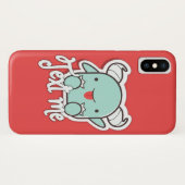 Text Me Case Mate Selten Es iPhone X Fall (Rückseite (Horizontal))