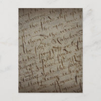 Text mit antiken Schriften, altes Papier