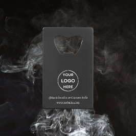 Text mit benutzerdefinierten Schwarzen Logos Moder Geldbeutel Flaschenöffner