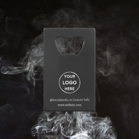 Text mit benutzerdefinierten Schwarzen Logos Moder Geldbeutel Flaschenöffner