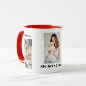 Text mit Foto Tasse für Muttertag (Vorderseite Links)