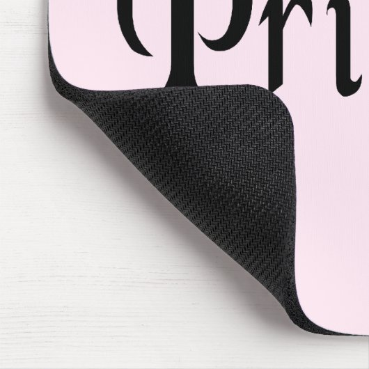 Text mit Krone drucken Mousepad (Ecke)