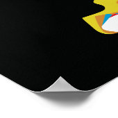 Text Neck Syndrom Chiropraktisches Poster (Ecke)