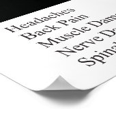 Text Neck Syndrome Poster (Ecke)